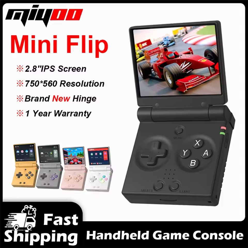 Retro Gaming Power Bank - MIYOO Mini Flip Retro Handheld Game