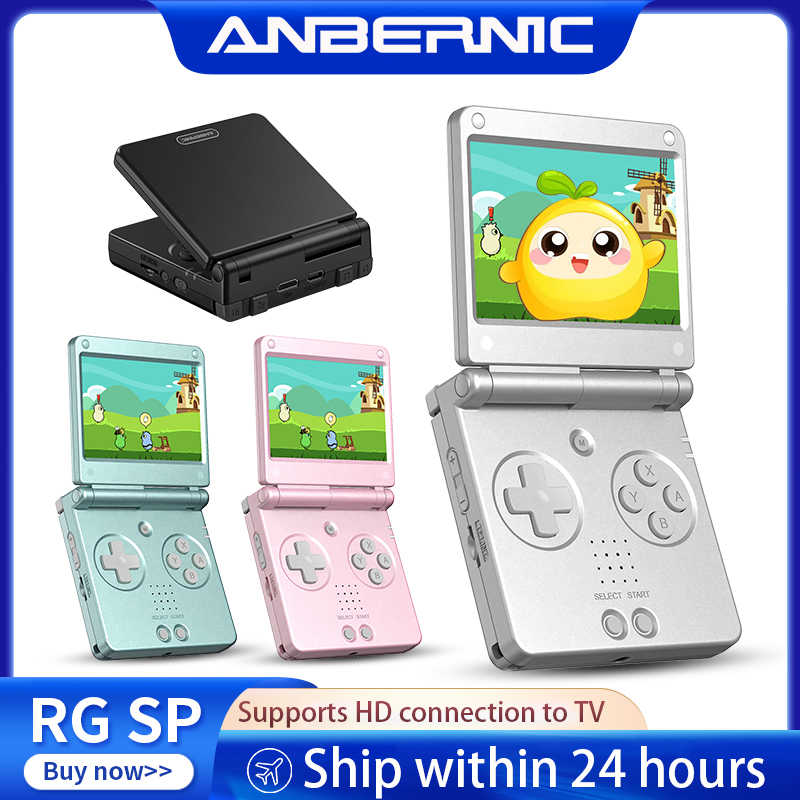 Retro Gaming Power Bank - Anbernic RGSP Flip Retro Handheld Game