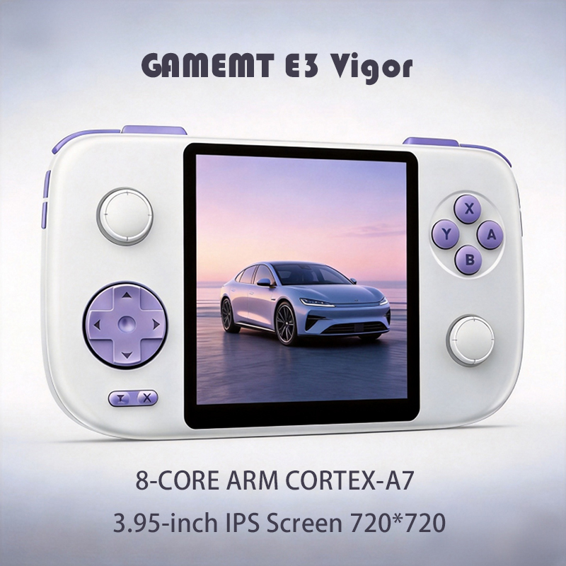 Retro Gaming Power Bank - NEW GAMEMT E3 Vigor 3.95-inch 720*720