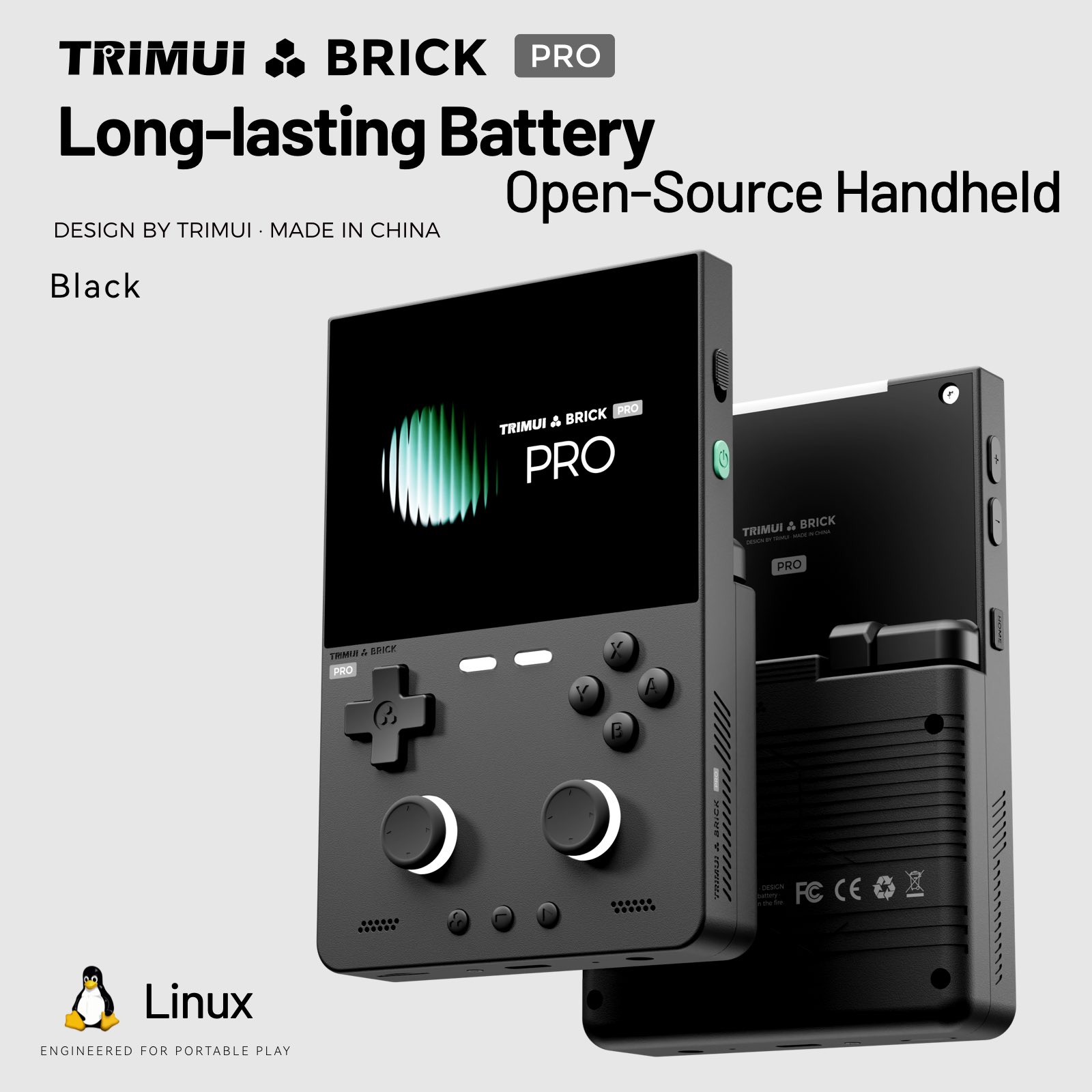 Retro Gaming Power Bank - 2026 TRIMUI BRICK PRO Retro Handheld