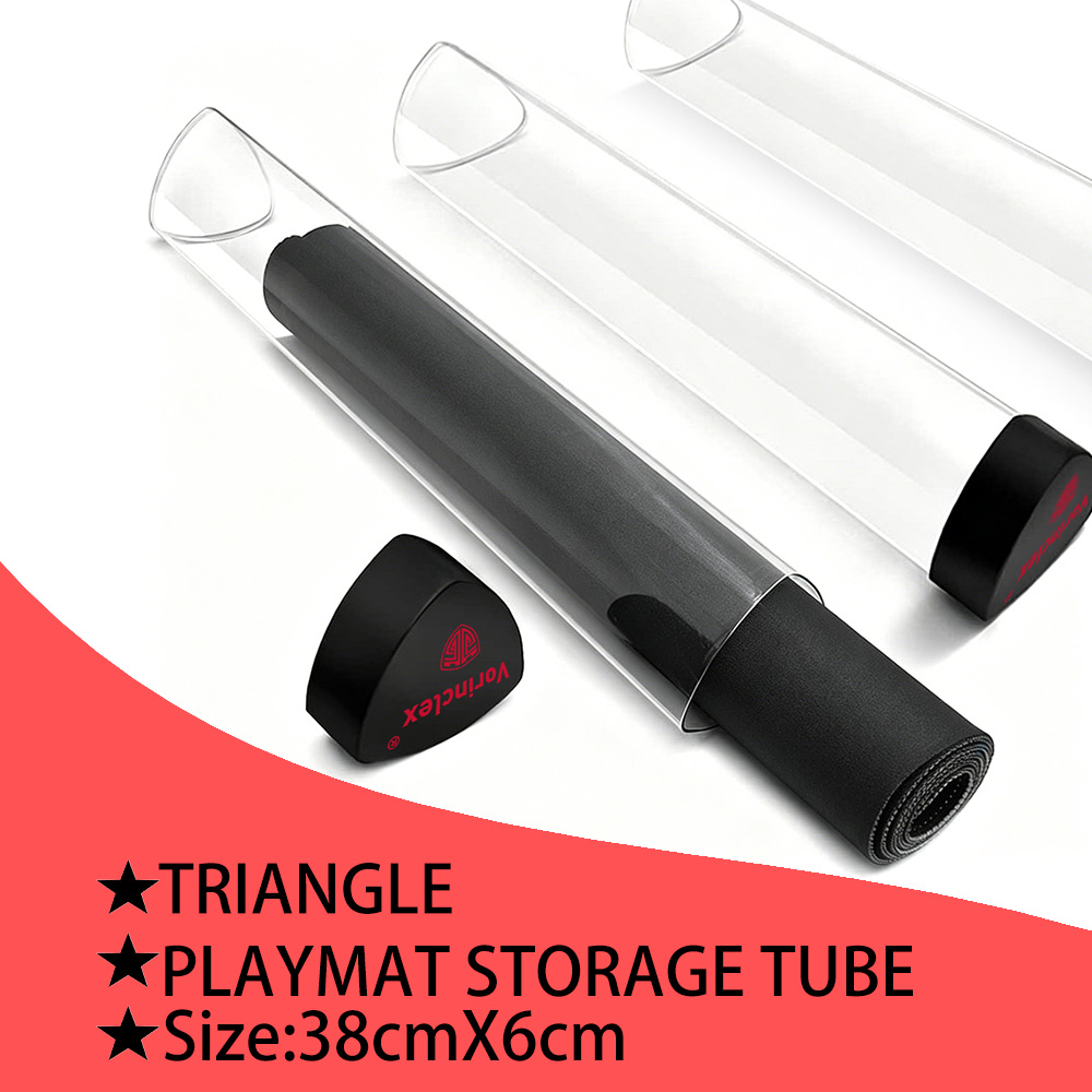 Game Carrying Case - Triangle Playmat Storage Tube Game Mat