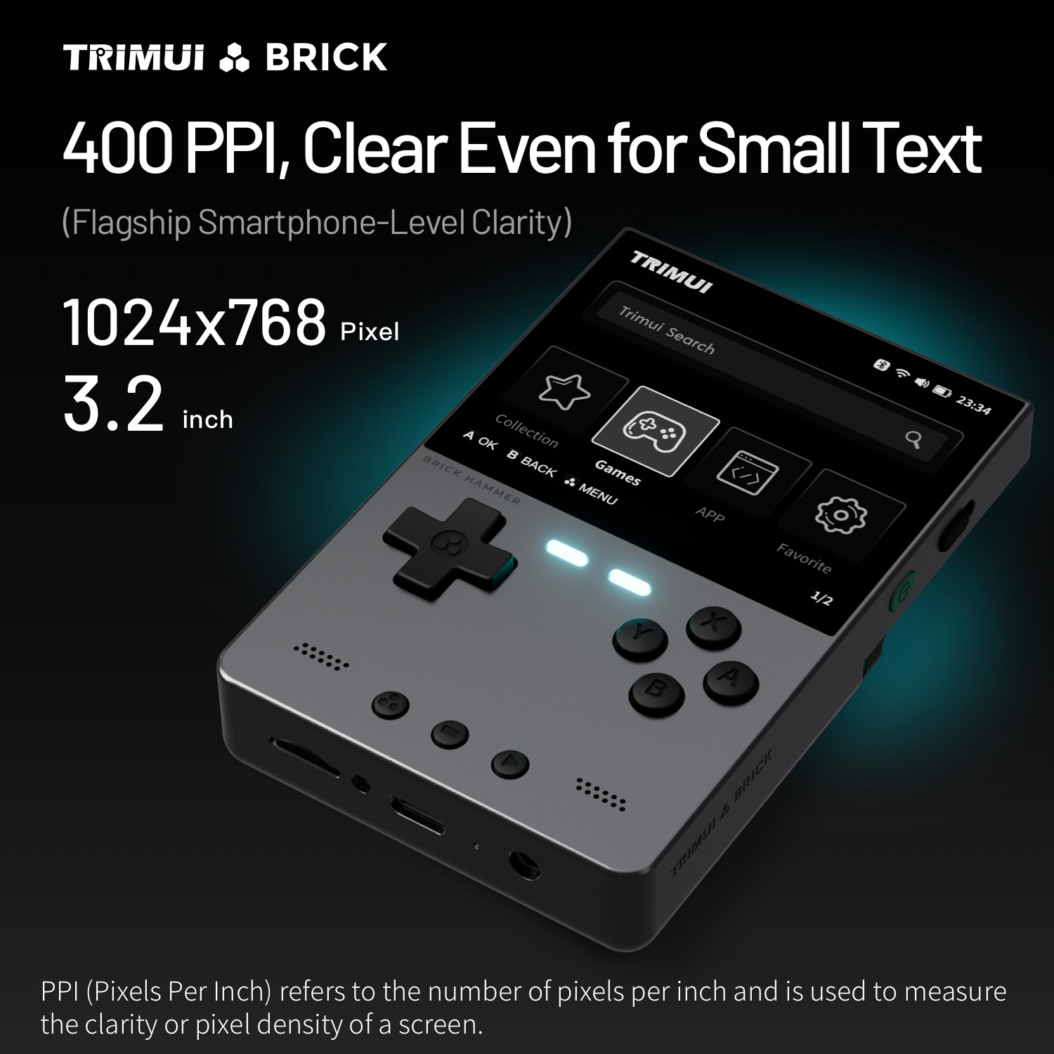 TRIMUI BRICK Hammer Mini Metal - огляд і ціна Retro Gaming Handheld Best