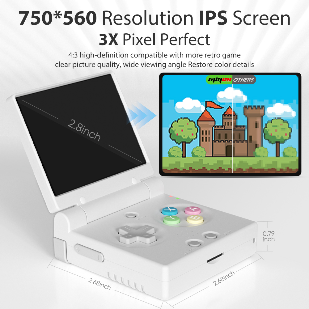 MIYOO Mini Flip Retro Handheld - огляд і ціна Retro Gaming Power Bank