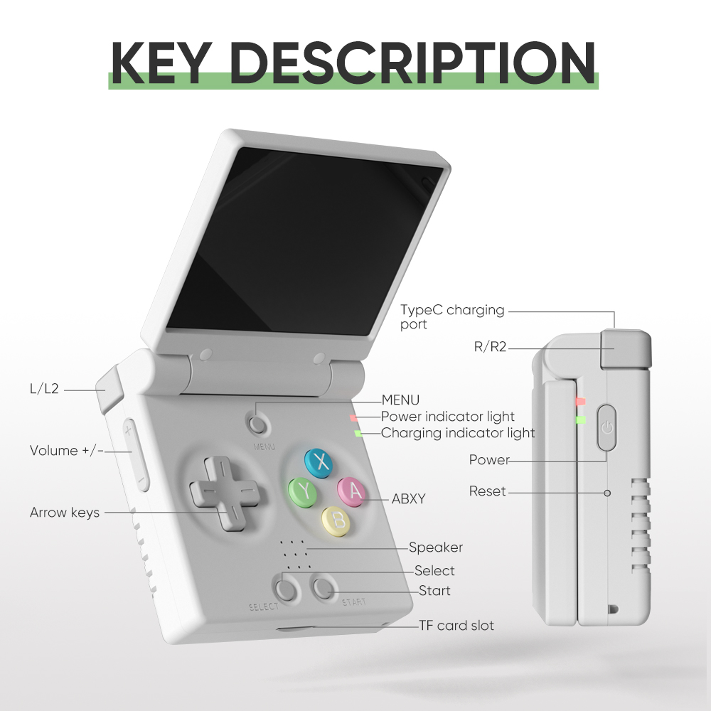 MIYOO Mini Flip Retro Handheld - огляд і ціна Retro Gaming Power Bank