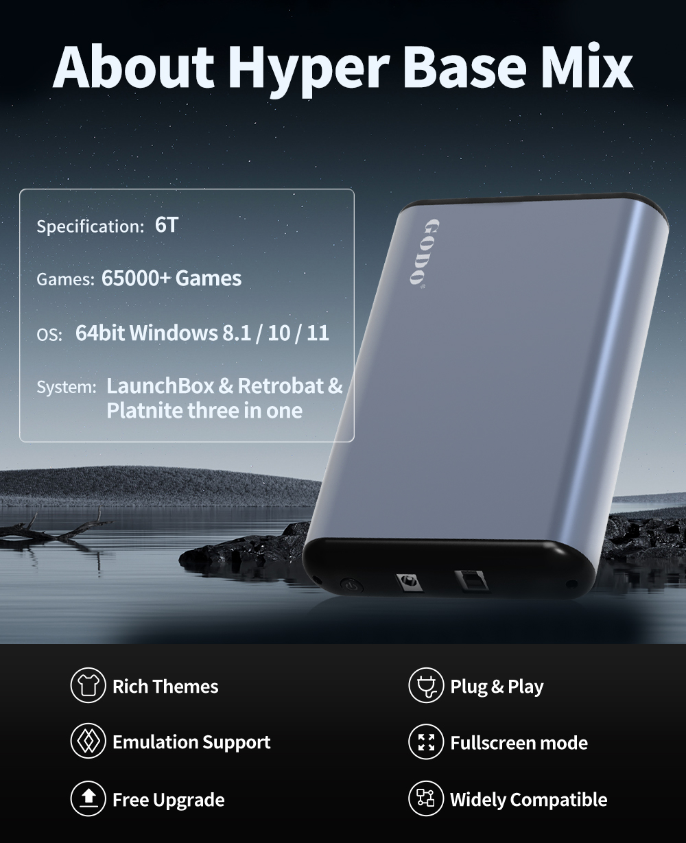 JMachen 6TB Portable Gaming HD - огляд і ціна Retro Gaming Ps3