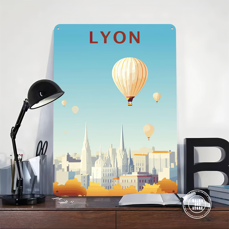 Travel to Lyon Printed Poster  - огляд і ціна Retro Gaming Lyon