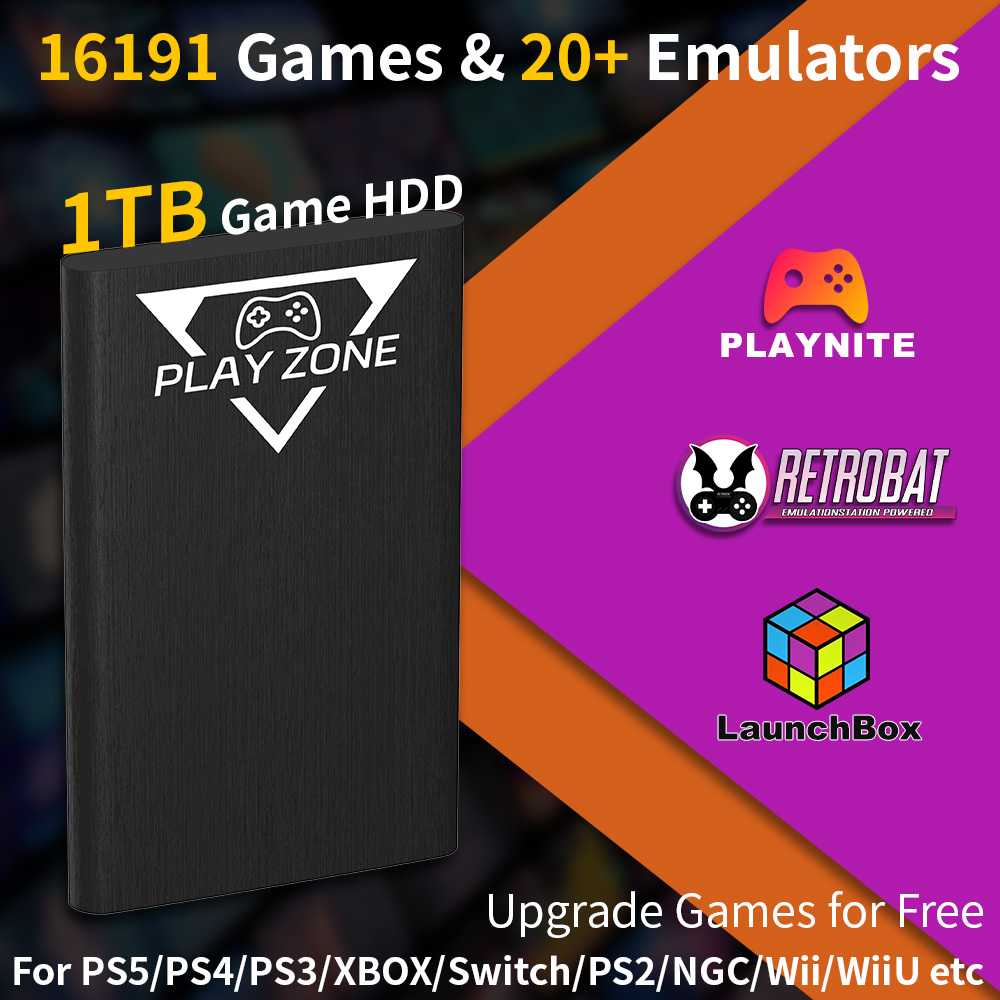 Play Zone 1TB Portable Gaming  - огляд і ціна Retro Gaming Ps3