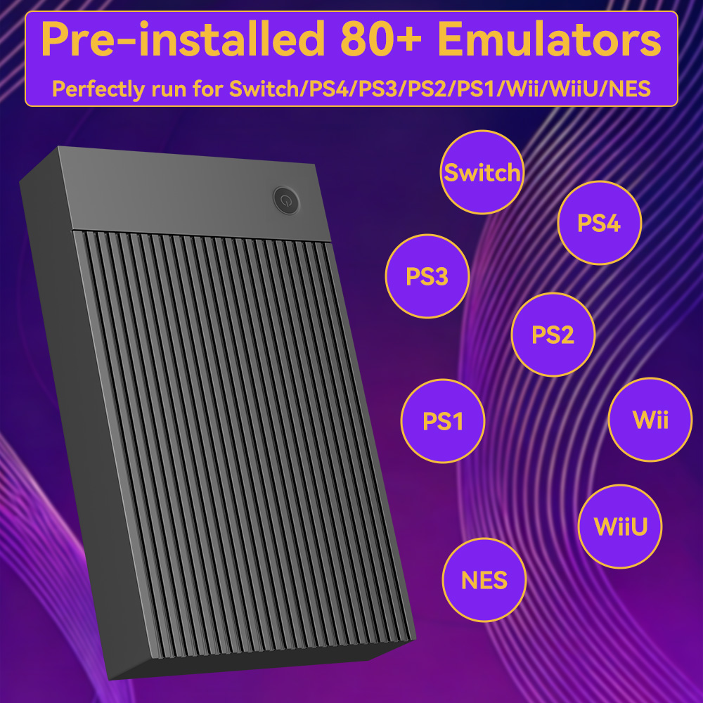 Portable 4TB Gaming HDD with 5 - огляд і ціна Retro Gaming Ps3