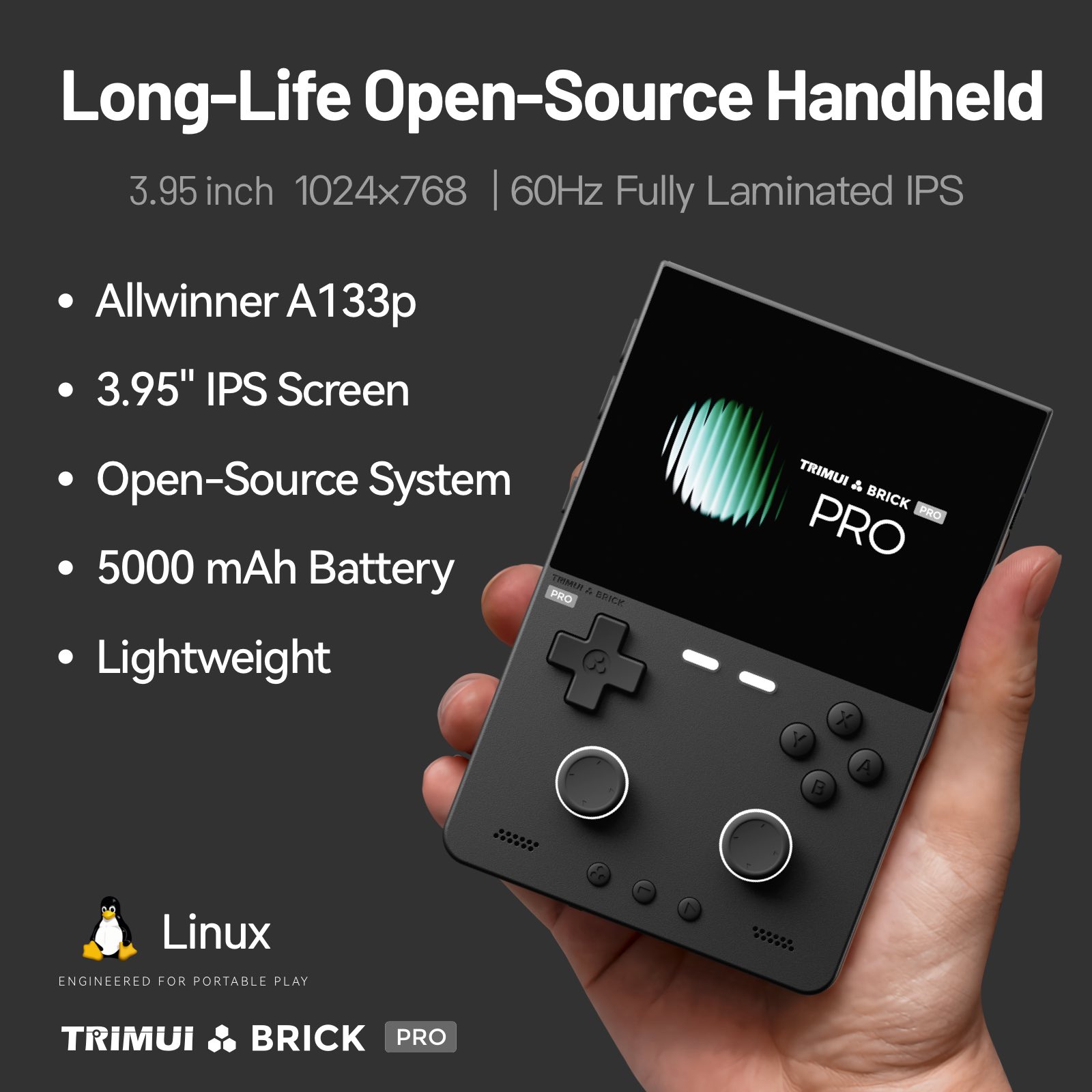 2026 TRIMUI BRICK PRO Retro Ha - огляд і ціна Retro Gaming Power Bank