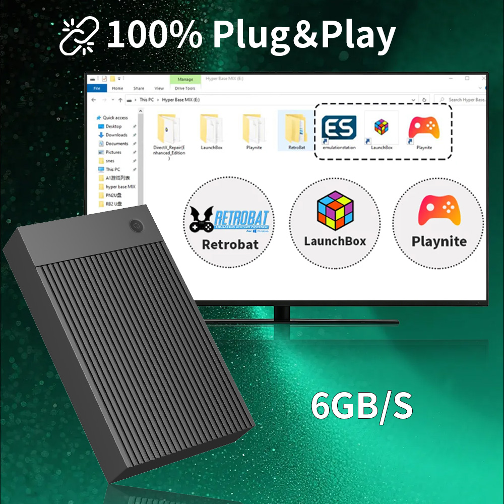 Hyper Base MIX 4T Retro HDD 59 - огляд і ціна Retro Gaming Emulator