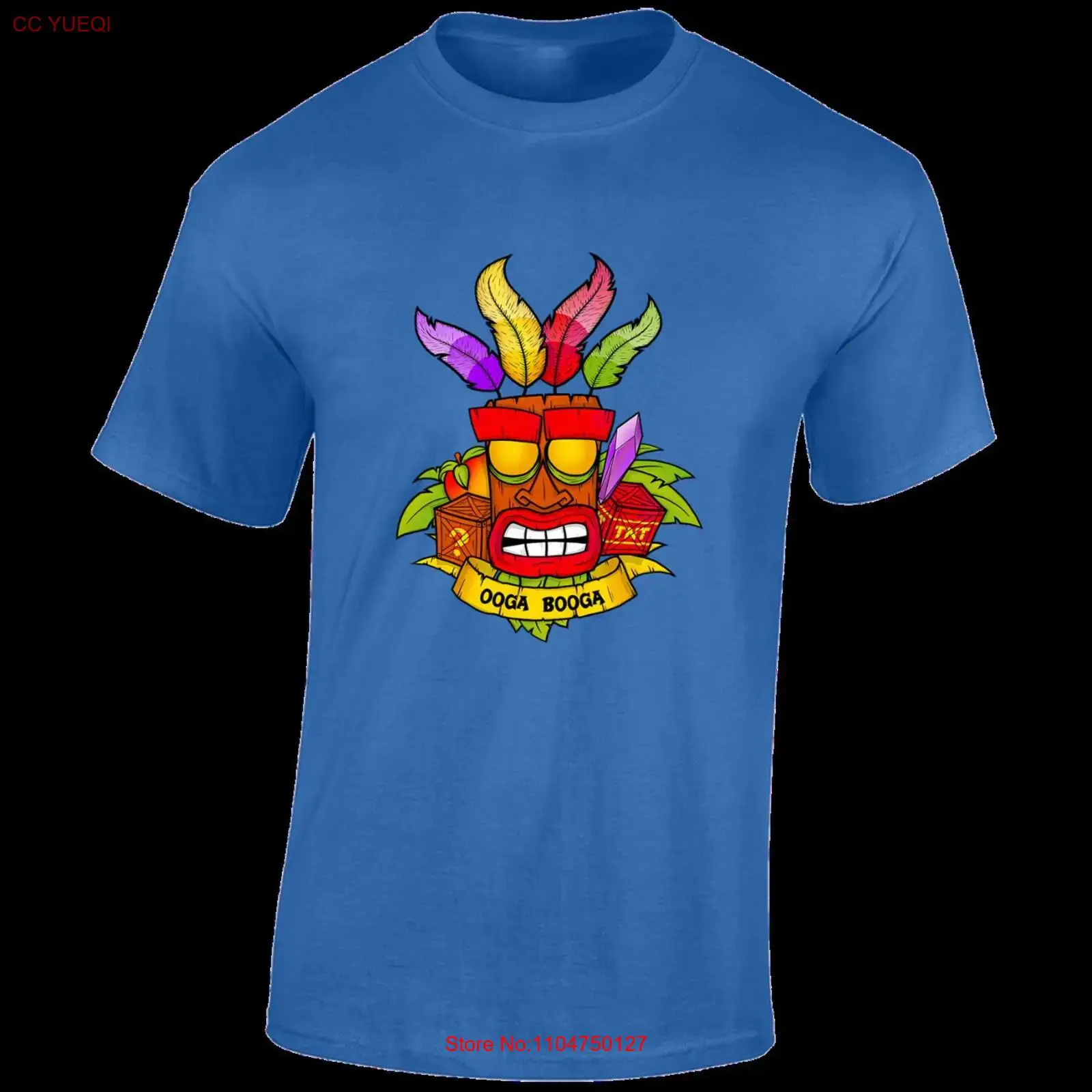 Oga booga crash mens T Shirt r - огляд і ціна Retro Gaming Ps3