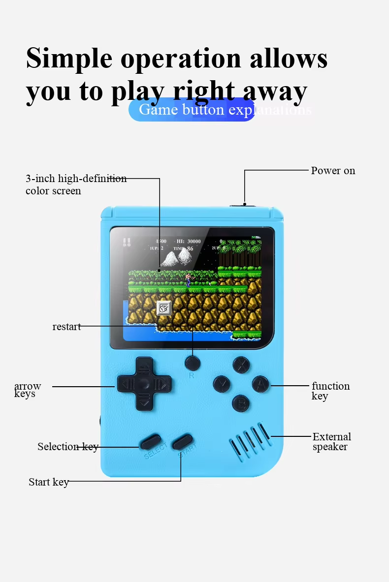 NEW 3 Inch Portable Retro Mini - огляд і ціна Retro Gaming Power Bank