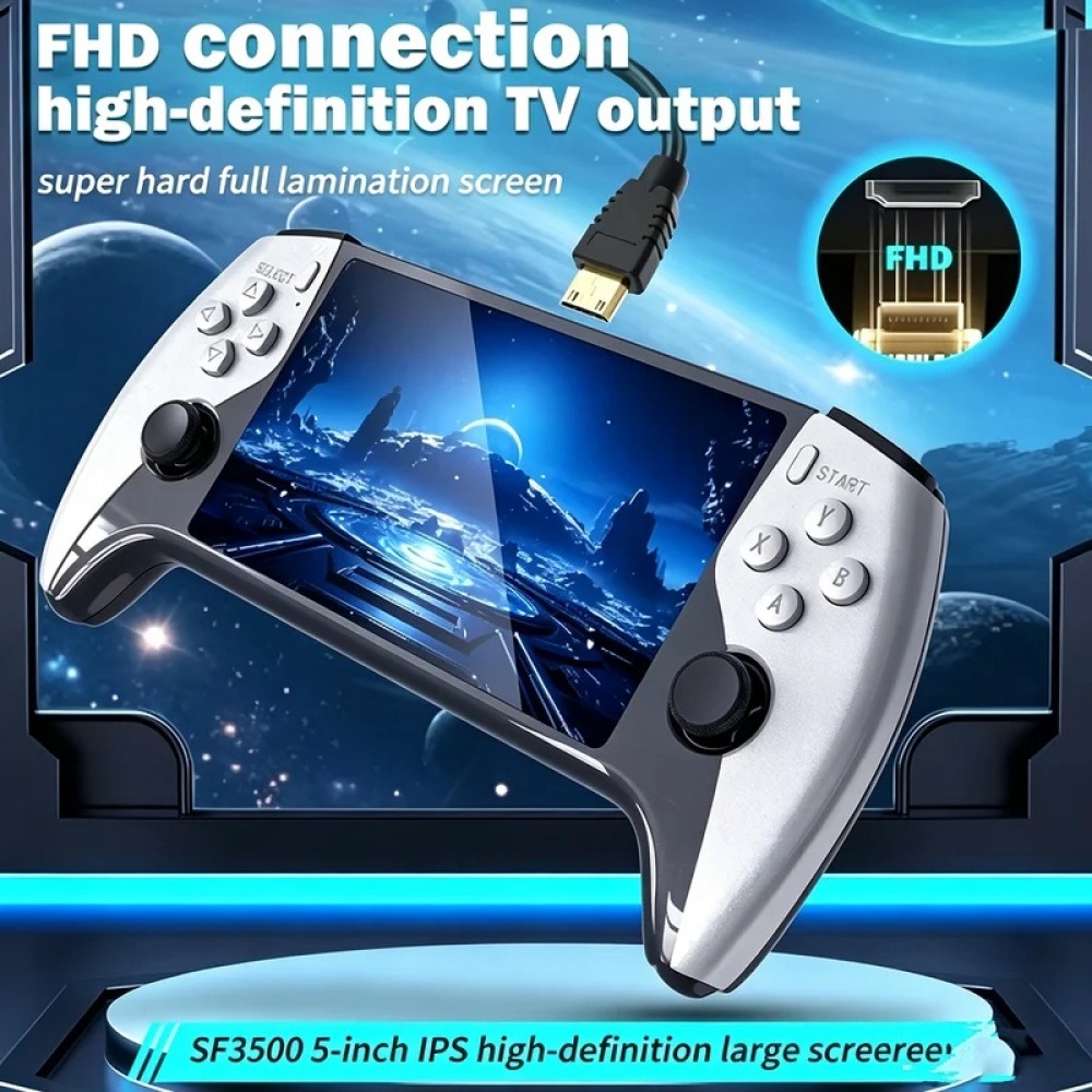 SF3500 5 inch Handheld Game Co - огляд і ціна Retro Gaming Emulator